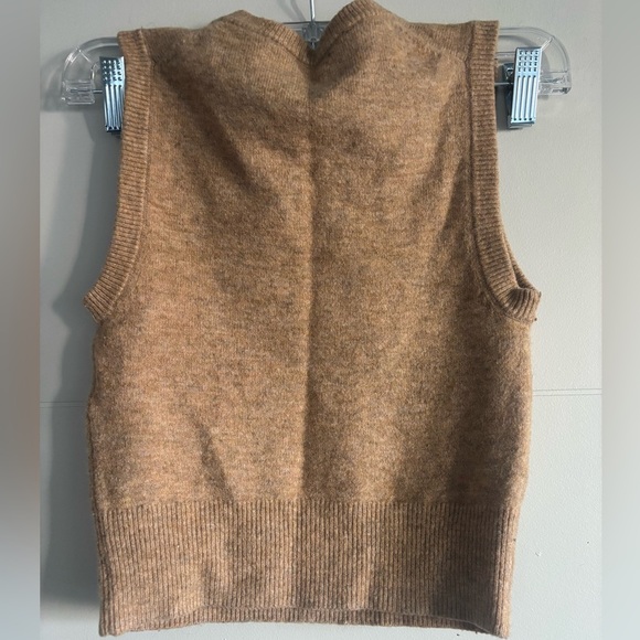 Wilfred Tan V-Neck Sweater - Picture 2 of 6
